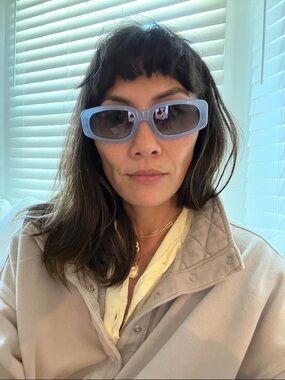 Izipizi blue sunglasses worn twice